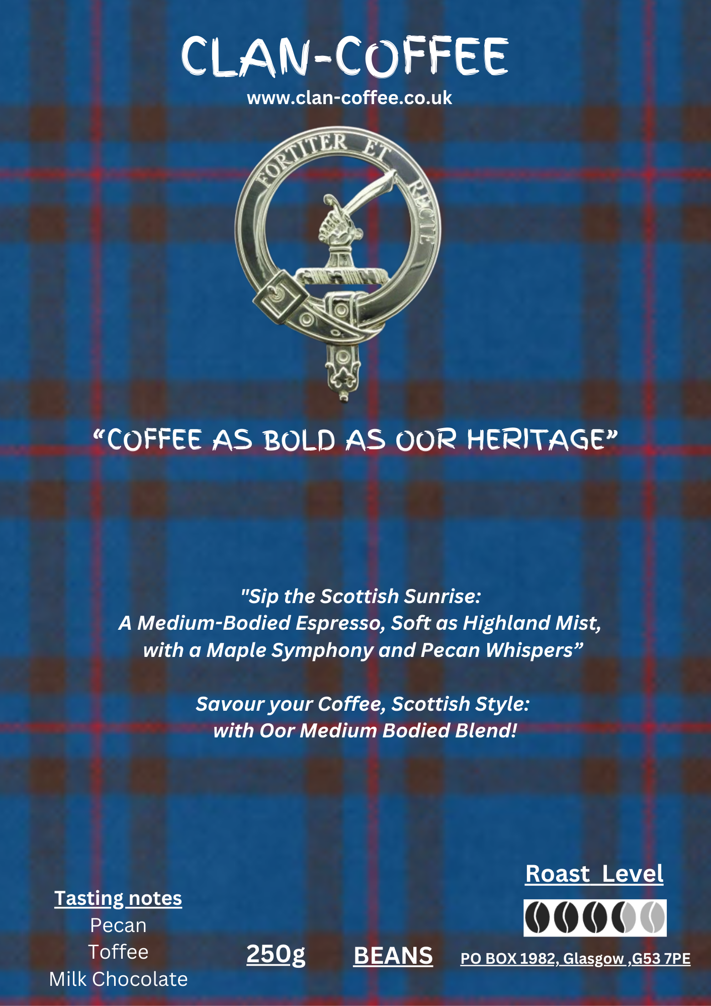 Bold Blend Coffee | Roast Level 3 | clan-coffee.co.uk