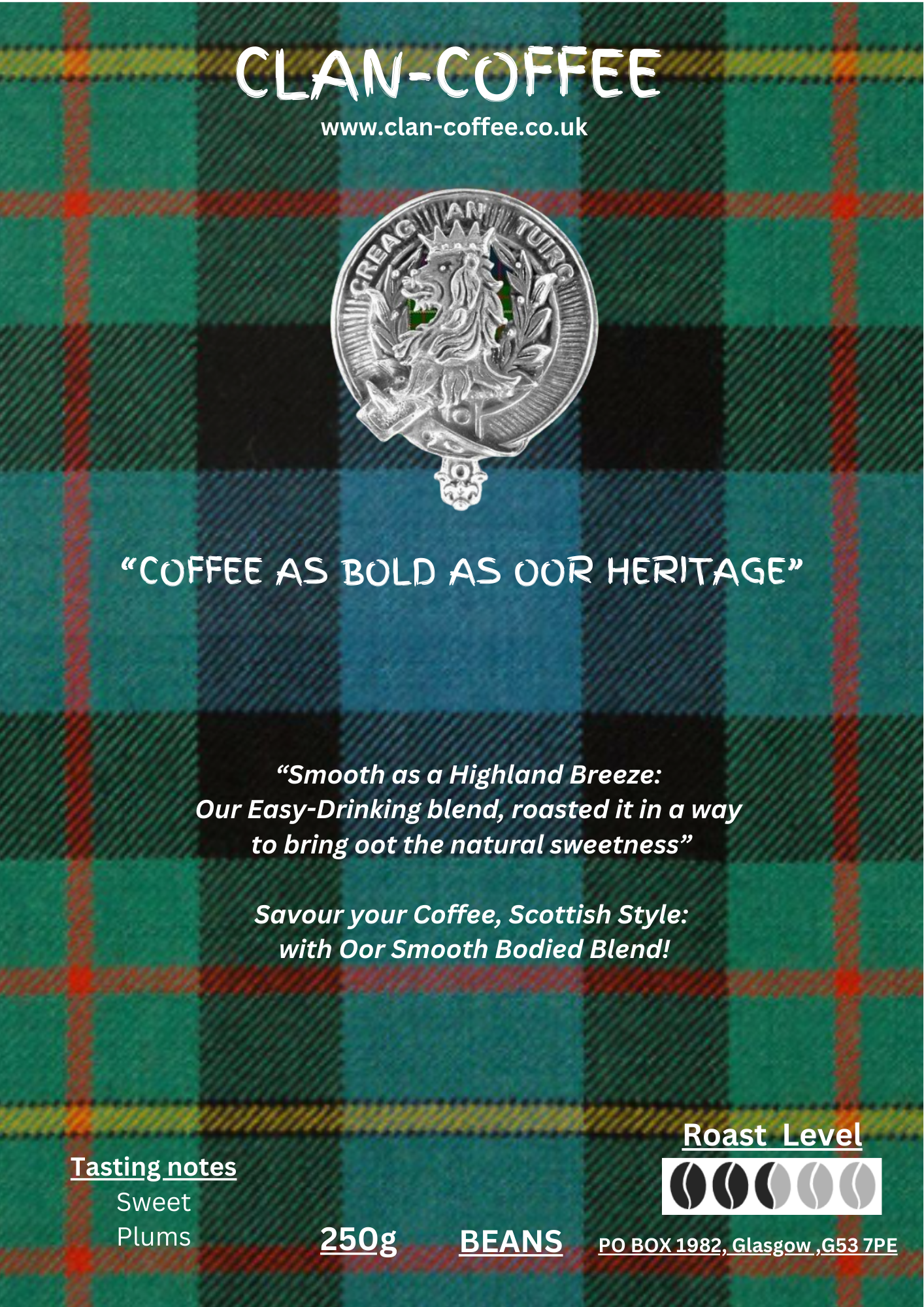 Shop BRAW Blend Coffee | Roast Level 2 | clan-coffee.co.uk