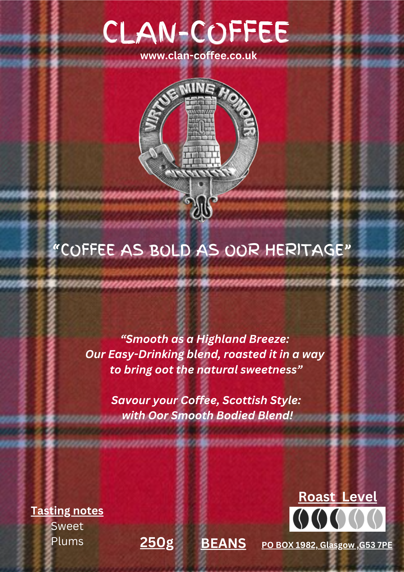 Shop BRAW Blend Coffee | Roast Level 2 | clan-coffee.co.uk