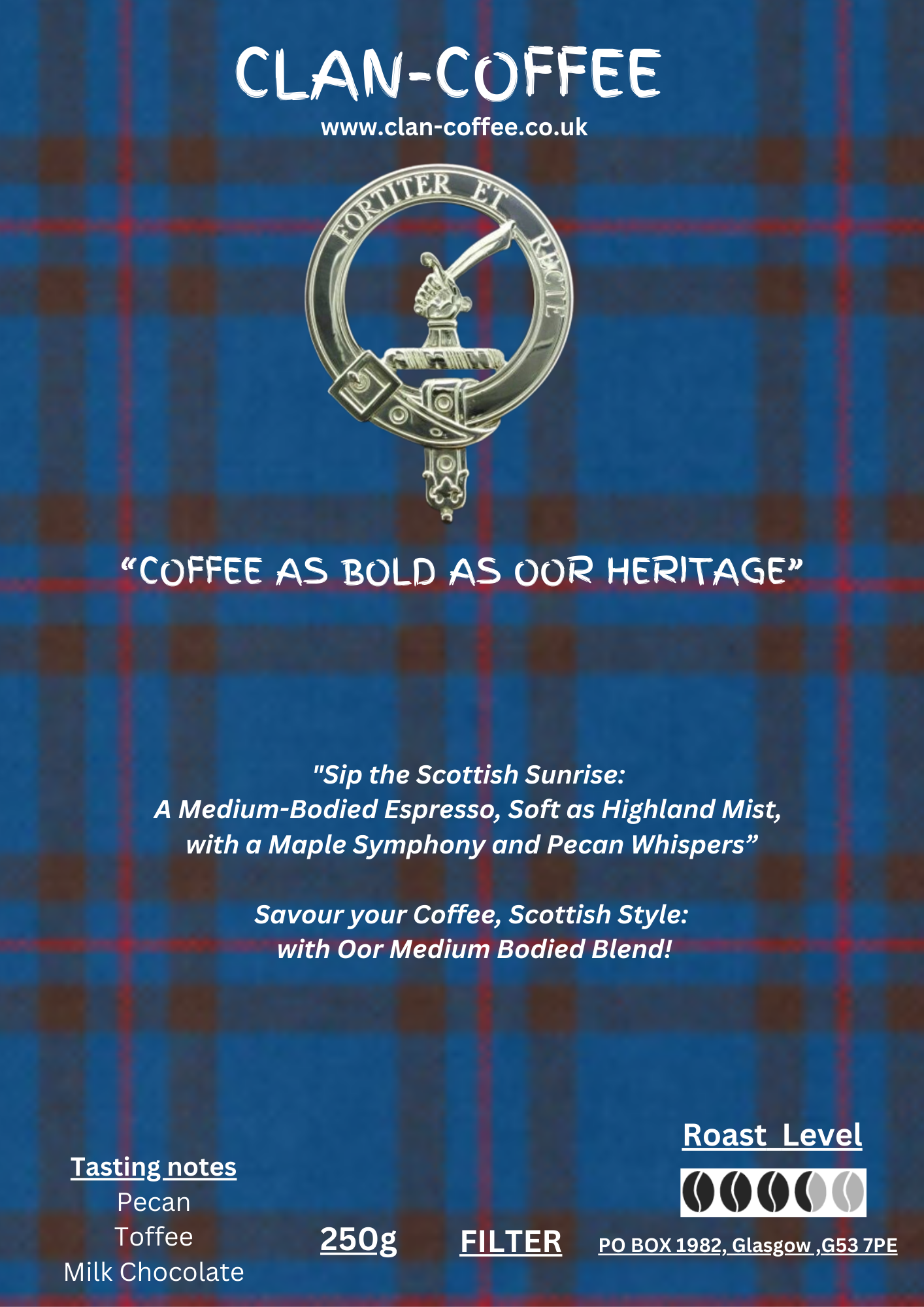 Bold Blend Coffee | Roast Level 3 | clan-coffee.co.uk