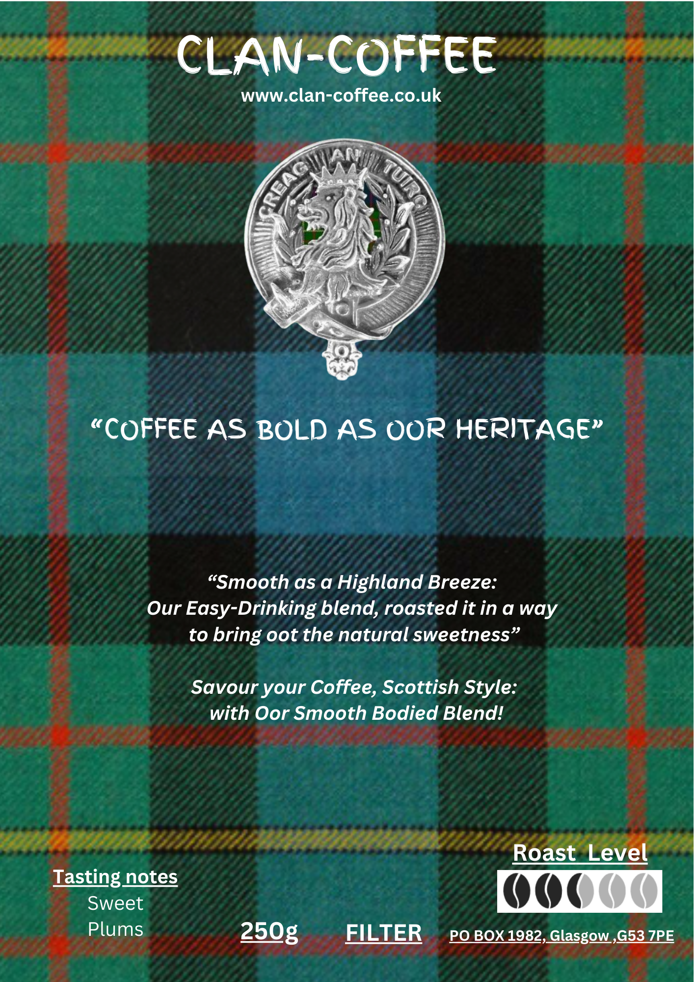 Shop BRAW Blend Coffee | Roast Level 2 | clan-coffee.co.uk