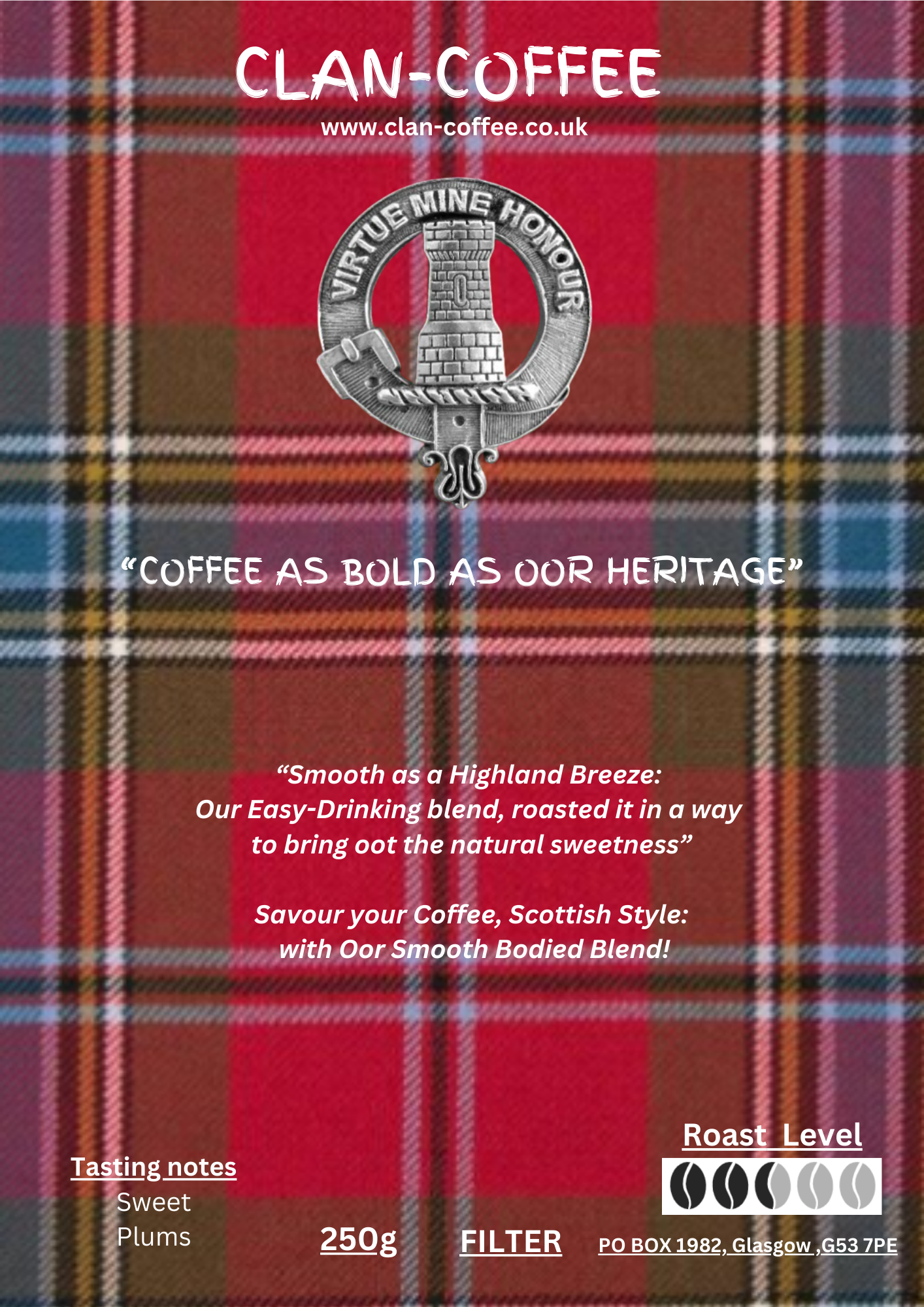 Shop BRAW Blend Coffee | Roast Level 2 | clan-coffee.co.uk